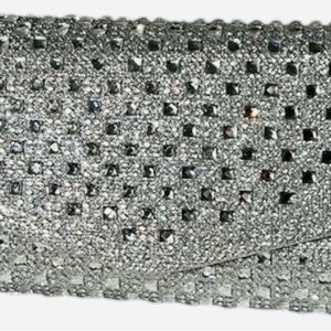 Elegant Silver Clutch Bag